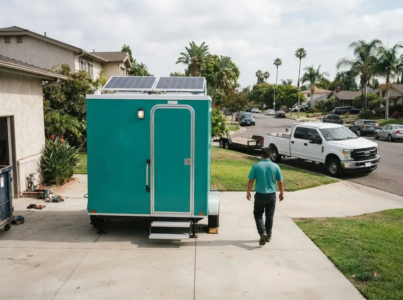 Solar-Powered Restroom Trailers in Los Angeles, CA