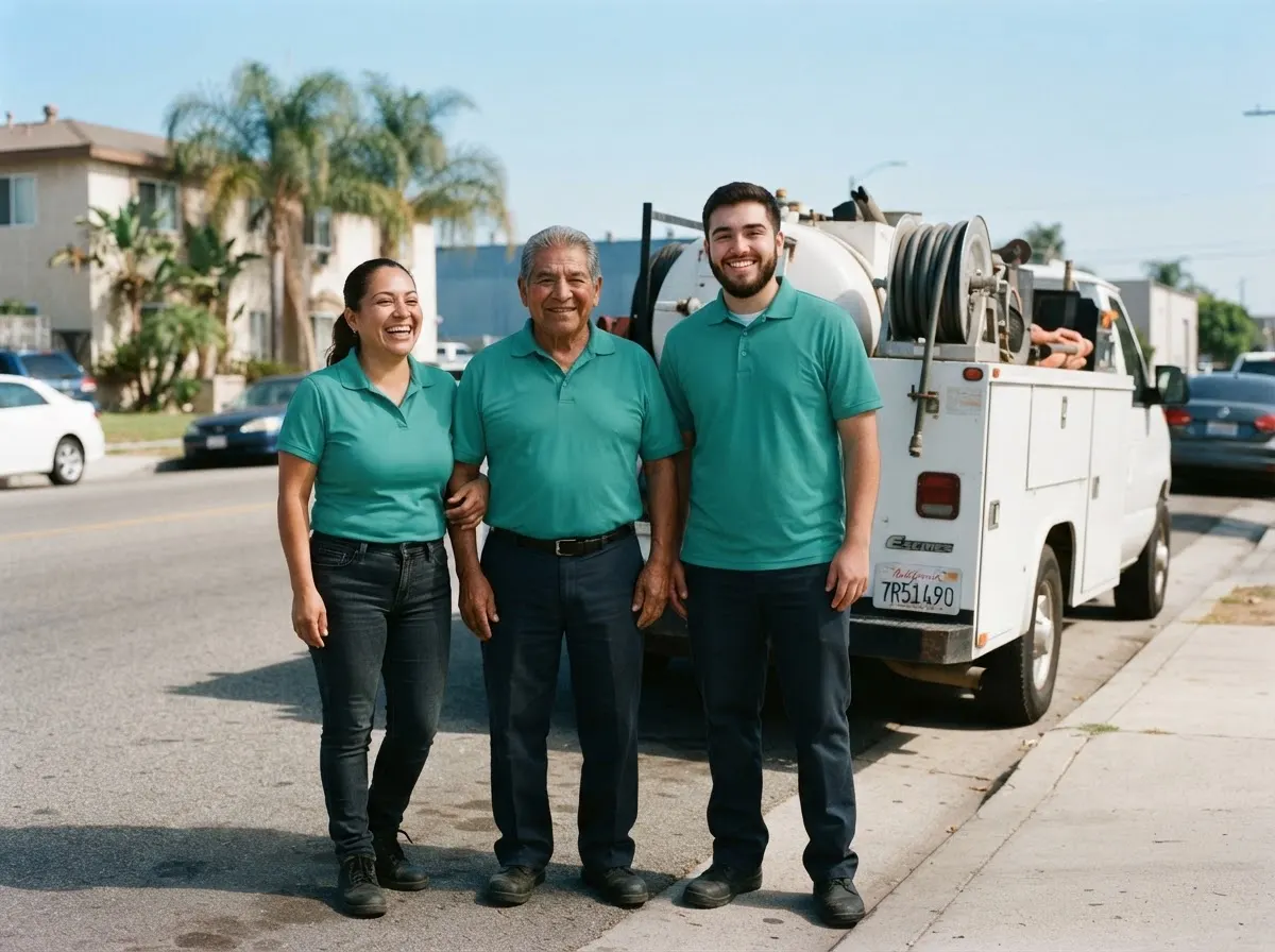 Grand Oak Porta Potty portable toilet rentals team in Los Angeles, CA