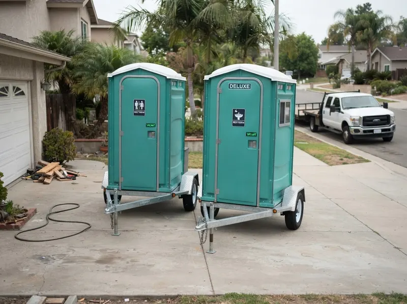 Towable Restroom Units & Towable Deluxe with Sink in Los Angeles, CA